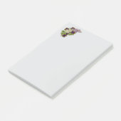 Post-it® Croix Violette Et Fleurs (Incliné)