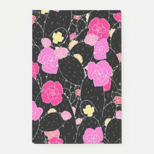 Post-it® Croquis d'art des fleurs de Cactus