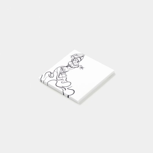 Post-it® Croquis de danseuse flamenco (Incliné)