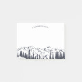 Post-it® Croquis de montagne personnalisé (Devant)