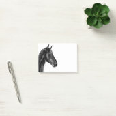 Post-it® Croquis de portrait du cheval équin domestique (Bureau)