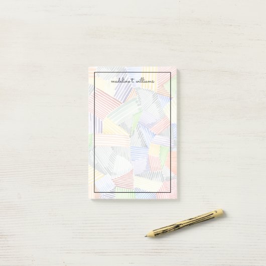 Post-it® Crosshatch Quilt I (Sur un bureau)