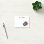Post-it® Crowntail betta fish dessin animé (Bureau)