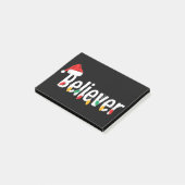 Post-it® Croyant de la foi de Noël | Lumières de Noël (Incliné)