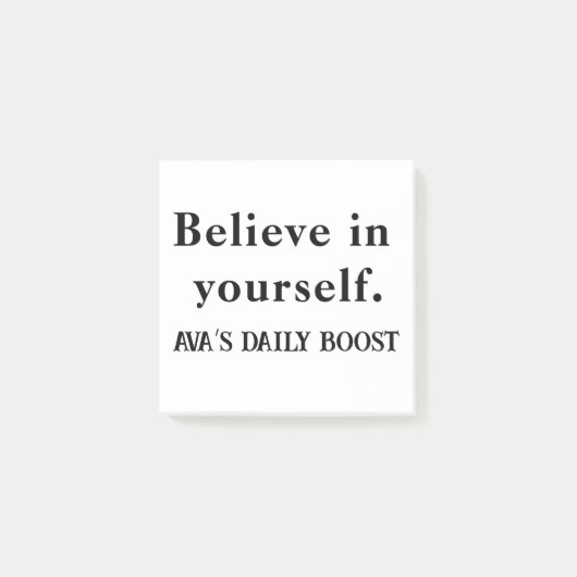 Post-it® Croyez en vous - Custom Motivational Sticky N (Devant)