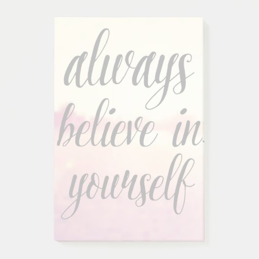 Post-it® Croyez toujours en vous-même 2 (Devant)