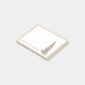 Post-it® Cru religieux béni de Vierge Marie Fatima (Incliné)