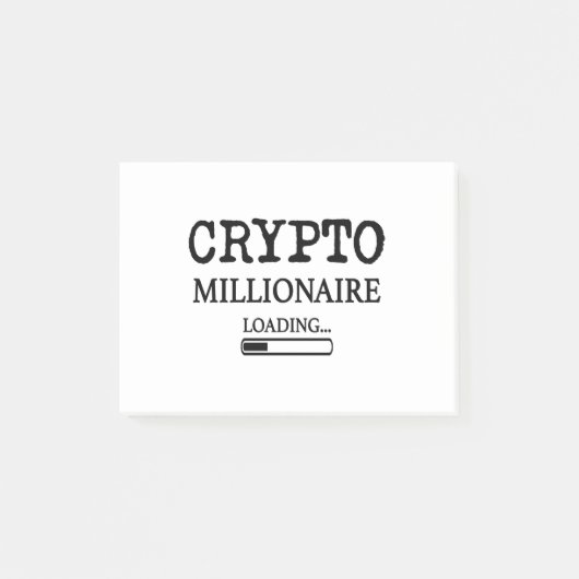 Post-it® Crypto Millionaire Chargement (Devant)