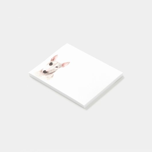 Post-it® Cube Bull Terrier Maman Puppy Chien Papa Puppies P (Incliné)