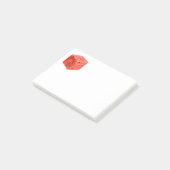 Post-it® Cube d'origine frais de pastèque rouge sucrée (Incliné)