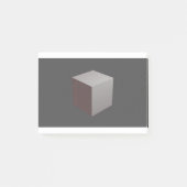 Post-it® Cube gris (Devant)