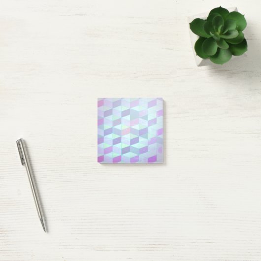 Post-it® Cubes en triangles Motif géométrique (Bureau)