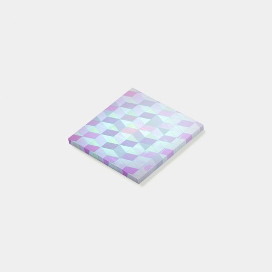 Post-it® Cubes en triangles Motif géométrique (Incliné)