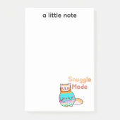 Post-it® Cuddly Ginger Cat Snuggle Mode (Devant)