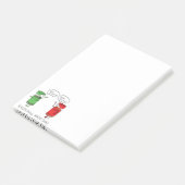 Post-it® Cuisine de Noël Drôle Chef épices (Incliné)