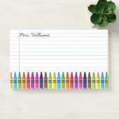 Post-it® Cuisine Enseignante Élémentaire Crayons Nom person (Bureau)