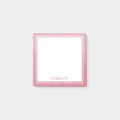 Post-it® Cuisine Feminine Moderne Aquarelle Laver rose pâle (Devant)