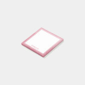 Post-it® Cuisine Feminine Moderne Aquarelle Laver rose pâle (Incliné)