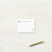 Post-it® Cuisine Magicien Retro Linked Custom Post it Notes (Sur un bureau)