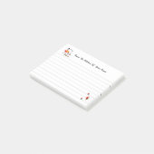 Post-it® Cuisine Magicien Retro Linked Custom Post it Notes (Incliné)