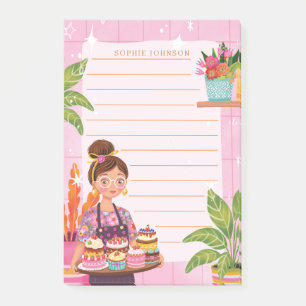 Post-it® Cuisine Pâtisserie Cuisine Mignonne Fleurs Floral
