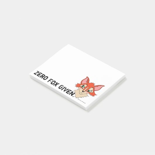 Post-it® Cuisine Zero Fox Donnée Red Orange Fox (Incliné)