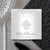 Post-it® Cupcake Boulangerie Pâtisserie Chef Argent Parties