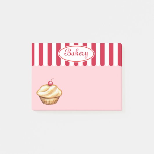Post-it® Cupcake Grocery Kitchen Post It Notes Cadeau (Devant)