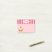 Post-it® Cupcake Grocery Kitchen Post It Notes Cadeau (Sur un bureau)