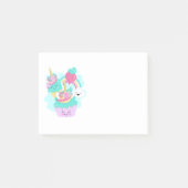 Post-it® Cupcake mignonne et crème glacée joyeuse (Devant)