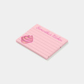 Post-it® Cupcake Post It Notes Cadeau (Incliné)