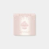 Post-it® Cupcake rose rose rose or parties scintillant gout (Devant)