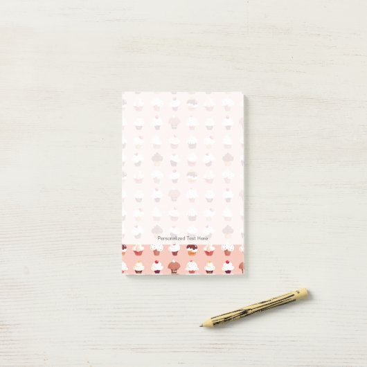 Post-it® Cupcakes (Sur un bureau)