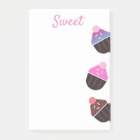 Cupcakes Bakery Sweet Frosting Post-it Notes