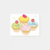 Post-it® Cupcakes d'anniversaire (Devant)