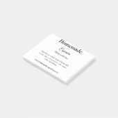 Post-it® cupcakes faits maison faits avec amour ajouter sit (Incliné)