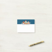 Post-it® Cupcakes Style Rétro Sweet Dessert (Sur un bureau)