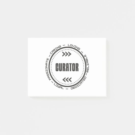 Post-it® Curateur Extraordinaire (Devant)