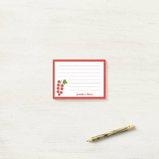 Post-it® Curateur rouge (Sur un bureau)