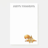 Post-it® Curieux écureuil Post It Note Pad (Devant)