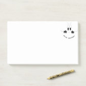 Post-it® Curiosity Eyes Smile Funny Sticky Notes (Sur un bureau)
