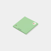 Post-it® Curte Ladybug Flower gradient Nom personnalisé (Incliné)