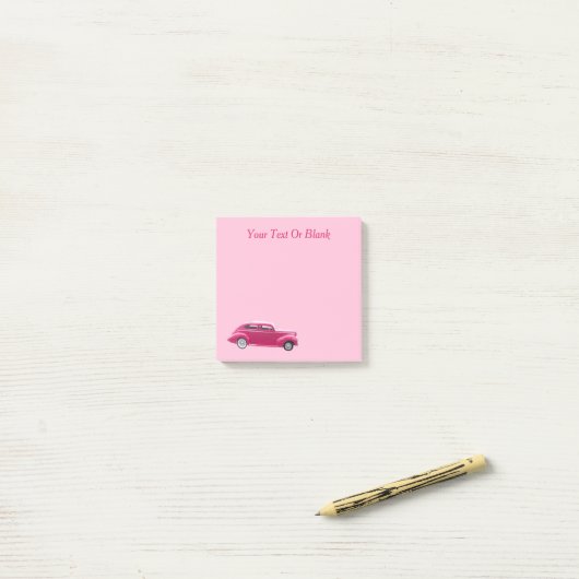 Post-it® Custom 1940 Famous American Make Sedan (Sur un bureau)