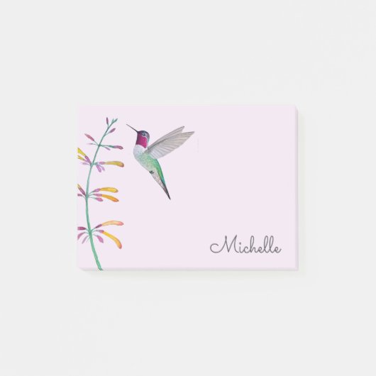 Post-it® Custom Anna's Hummingbird  (Devant)