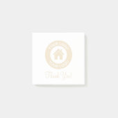 Post-it® Custom Business Logo And Text (Devant)