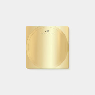 Post-it® Custom Faux Gold Elégant Moderne Modèle tendance