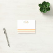 Post-it® Custom Happy Sunny Summer Watercolor Art Stripes (Bureau)