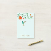 Post-it® Custom Hummingbird Notes (Sur un bureau)