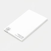 Post-it® Custom Modern Simple Business Logo Professional  (Incliné)