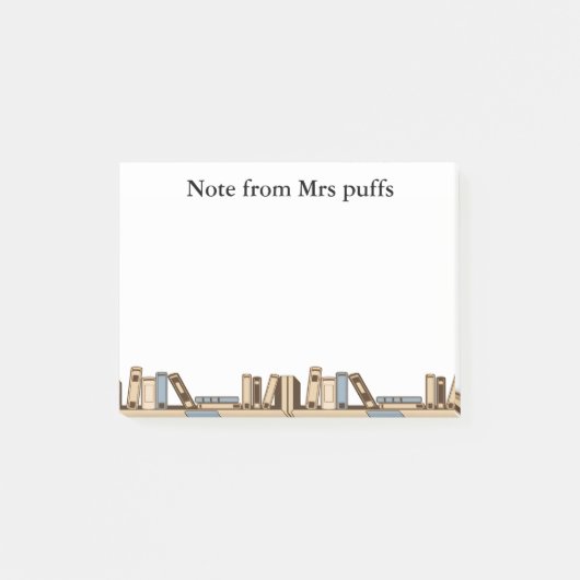 Post-it® Custom Name Classroom Environmental educators gift (Devant)